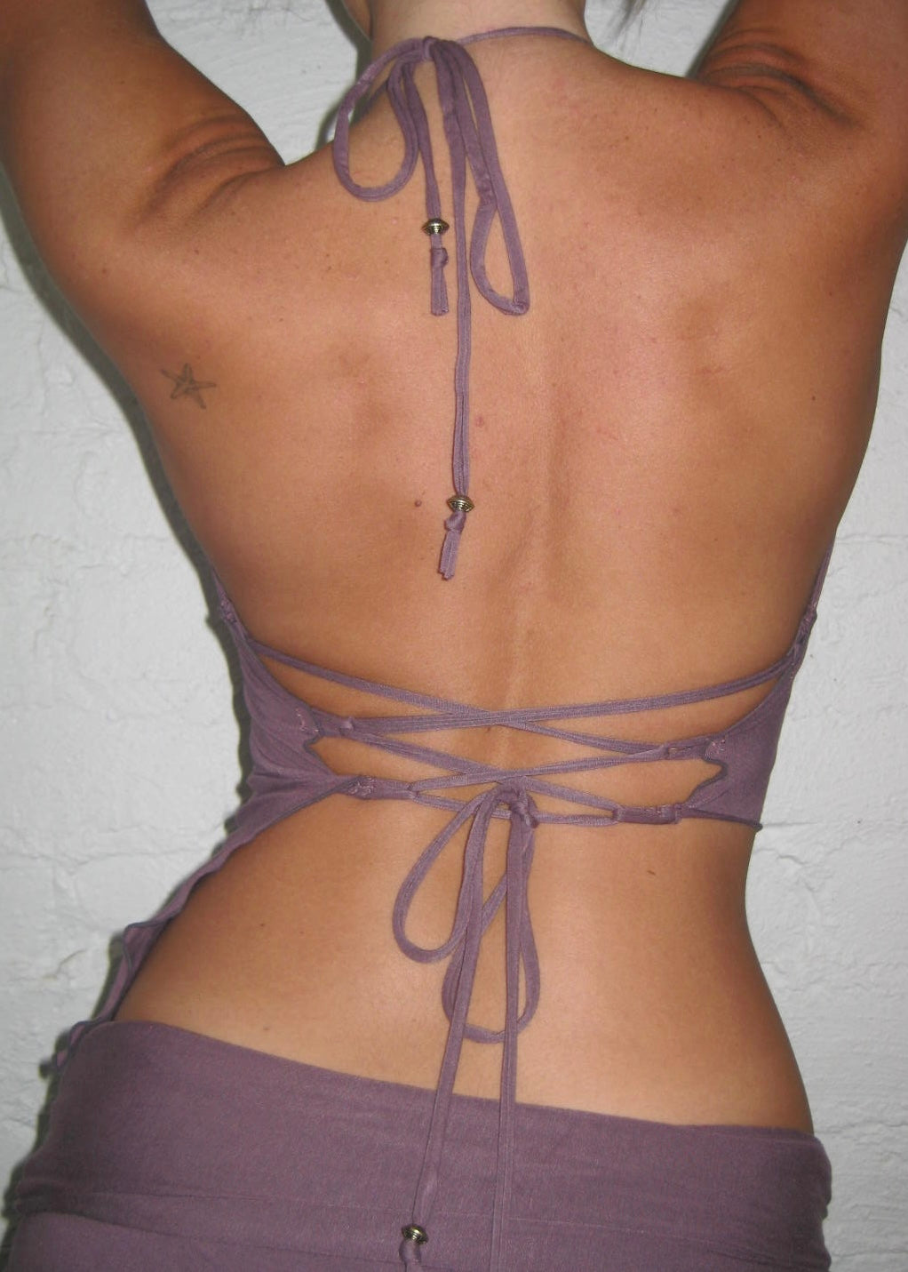 Plum Halter Top